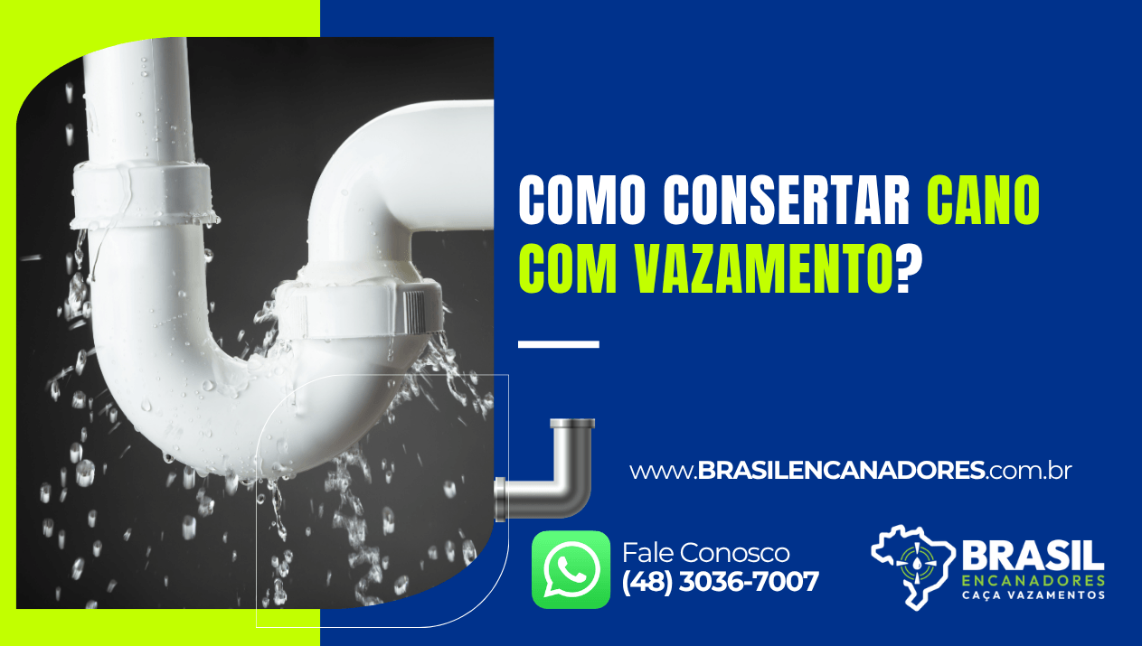 Cano de PVC com vazamento visível em conexão hidráulica, ilustrando como consertar cano com vazamento e a importância do diagnóstico técnico adequado.